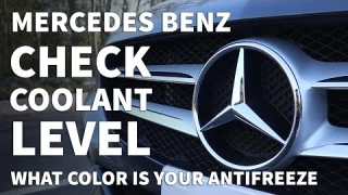 Mercedes Check Coolant Level Warning – Checking and Adding Antifreeze Coolant 2015 Mercedes C300