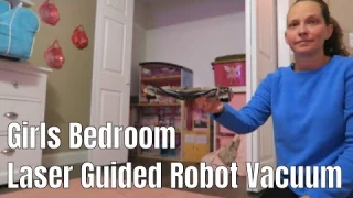 Girl’s Bedroom Neato Botvac D3 Connected Laser Guided Robot Vacuum review and Cleaning