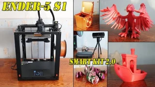 Creality Ender 5 S1 - Smart Kit 2.0 Review Setup Testing