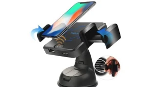 Rocboc 10W Fast Wireless Car Charger Automatic Qi Wireless Car Mount