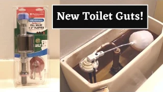 How to Replace a Toilet Fill Valve || Installing the Fluidmaster Fill Valve and Flapper Kit
