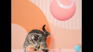 Умный мяч.  Игрушка дразнилка для кошек, котят, котов.  Интерактивный электрический мяч с вибрацией