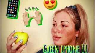 Green iPhone 11 (unboxing and colour coordinating)