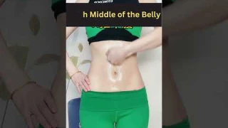 Four Massage Steps Give You Trimmed Belly  #weightloss #massage #shorts