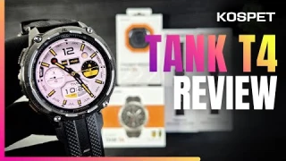 Kospet Tank T4 REVIEW – Dual-Band GPS, Offline Maps & 50-Day Battery!