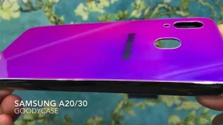 Обзор Чехол Gradient Rainbow с лого для Samsung Galaxy A20 / A30