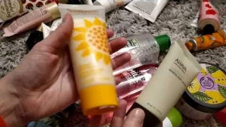 Мои уходовые косметические запасы, Расхламляем, Собираем Подарок.