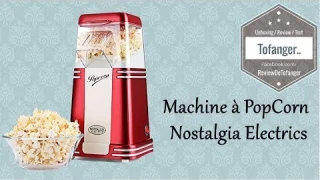 Nostalgia Electrics : Machine à popcorn