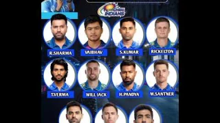 MI super playing 11 2026 for the New session of 2026#ultravivek#Mumbai Indians #SuryaKumar#kaptan