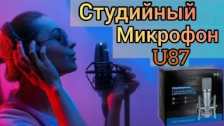 Студийный конденсаторный микрофон U87 с амортизационным креплением - обзор. Купить микрофон U87.