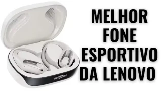 LENOVO EA305 É O MELHOR FONE ESPORTIVO PRA COMPRAR PAGANDO BARATO! COMANDOS POR BOTÕES, GRAVES E MIC