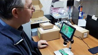 Электронный микроскоп для пайки