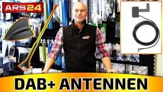 DAB+ Antenne für guten Empfang Auto I Splitter | Scheibenklebeantenne