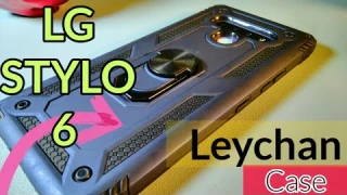 Leychan Case for LG Stylo 6 | Military Grade Rugged Ring Kickstand Case Cover