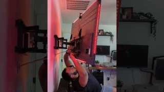 Installing the @GOVEE tv backlights T2 👀🔥