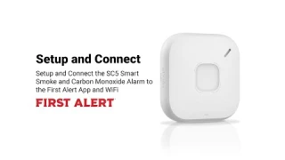 Setup and Connect the SC5 Smart Smoke and Carbon Monoxide Alarm to the First Alert App and Wi-Fi