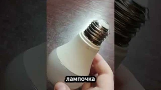 Лампочка с датчиком движения с Алиекспрес.