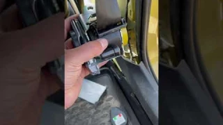 Разблокировка стрельнувших ремней безопасности