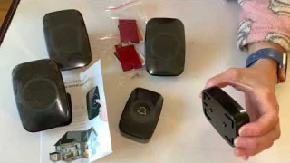 Wireless Door bell Full House Waterproof Kit Distinguish Front Rear 1000 feet Range  LED Flash