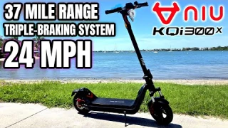 FIRST Ride on the NIU KQi 300X Electric Scooter!!!