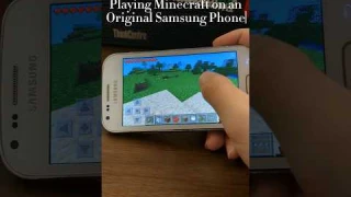 Minecraft on an Original Samsung Phone 📱 #shorts #samsung #phone #minecraft
