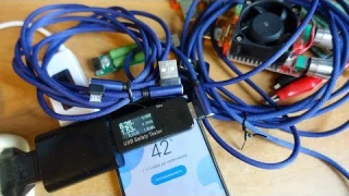 USB шнуры для зарядки с Алиэкспресс. Тест. Обзор. Видеоотзыв.