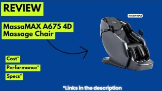 MassaMAX A675 4D Massage Chair Review 2025 | Full Body Scan, Zero Gravity, Calf Kneading!
