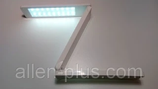 Ultra Slim LED-Z Складная настольная светодиодная лампа, USB, аккумулятор 750mAh, сенсор, диммер