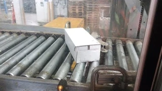 Пневматический поворотный ролик для разворота коробов