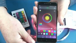 Светодиодная лента с блютуз и ик управлением! RGB лента.