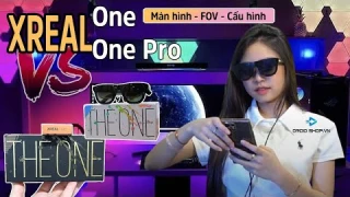 Kính XREAL One vs XREAL One Pro Tích hợp CHIP X1 Màn Hình Ultrawide FOV rộng cho Giải Trí Làm Việc