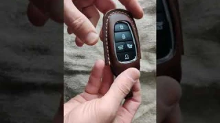 Чехол из кожи для ключа HYUNDAI 2021 г выпуска.
