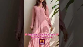 meesho finds Pakistani chikankari suit💖#meesho #meeshofinds #youtube #kurtaset#messhohaul #meeshoapp