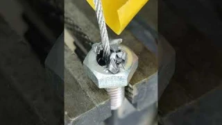 Обязательно запомни эту хитрость! Как можно легко сделать бобышку для стального тросика? #shorts
