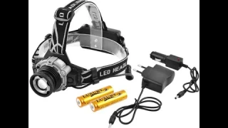 Фонарь налобный с датчиком движения W002 Police (bailong.kr.ua)