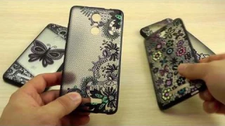 ОБЗОР: Фактурный Чехол-Накладка для Xiaomi Redmi Note 3/ Note 3 Pro с Кружевным Узором