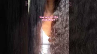 INSTANTLY TAME FRIZZY CURLY HAIR💫#cocoandeve #curlyhair #curlyhairtutorial #naturalhair #dryhair