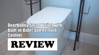 DeerValley Smart Tankless Bidet Toilet Review - 1.28GPF Auto Flush, Heated Seat, Remote Control