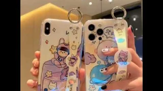 Чехлы силиконовые с ремешком на руку