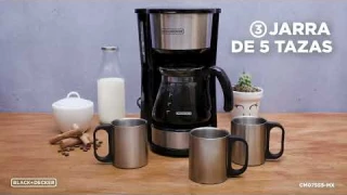 Cafetera Black & Decker CM0755S-MX
