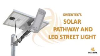 Solar LED Pathway And Street Light - 4000+ Lumens - GT-SOL207