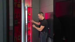 Крутое освещение шкафа витрины