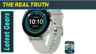 Garmin 010-02785-01 Venu 3S Health Fitness GPS Smartwatch Steel Bezel with Sage Gray Case 41mm