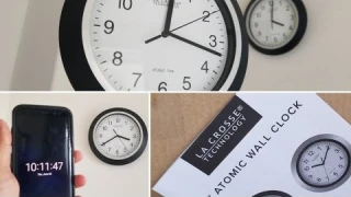 REVIEW: LA CROSSE Atomic Wall Clock 12 inch ( WT-3129B ) w/ Extended Battery Slots