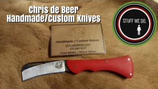 Chris de Beer Handmade and Custom Knives.