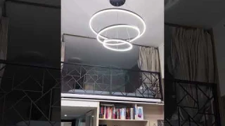 $180.00 - 520.00 Modern Led Rings Pendant Lamp Circle Ceiling Hanging Chandelier Living /Dining Room