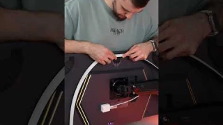 Unpacking and installing the Philips Hue Play Gradient Lightstrip #shorts