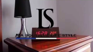 Réveil en bois intelligent