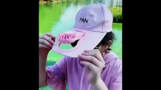 Summer Cooling Fan Cap | China Export #shorts #alibaba #amazon