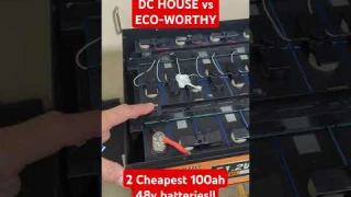 DC HOUSE IS ECO-WORTHY?? Cheapest 48v batteries on Amazon LiFePO4 lithium #diy #rv #offgrid #solar